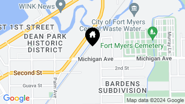 Map of 2931 MICHIGAN AVE, FORT MYERS FL, 33916
