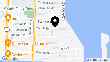 Map of 146 Seville Road, West Palm Beach FL, 33405