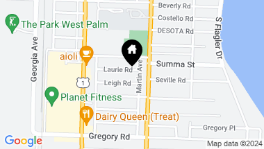 Map of 330 Laurie Road, West Palm Beach FL, 33405