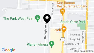 Map of 7310 Georgia Avenue, West Palm Beach FL, 33405