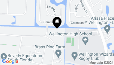 Map of 2040 Galloway Tr, Wellington FL, 33414