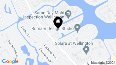 Map of 12660 Shoreline Drive 1a, Wellington FL, 33414