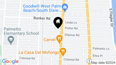Map of 410 Independence Road, West Palm Beach FL, 33405