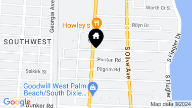 Map of 4906 S Dixie Highway, West Palm Beach FL, 33405