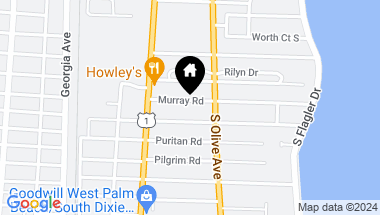 Map of 320 Murray Road, West Palm Beach FL, 33405
