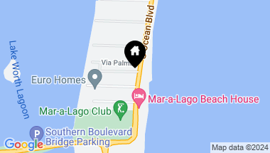 Map of 1048 S Ocean Boulevard, Palm Beach FL, 33480