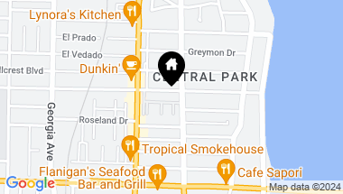 Map of 308 Monroe Drive, West Palm Beach FL, 33405