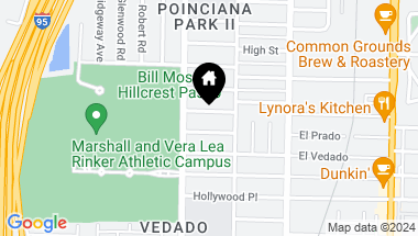 Map of 822 Avenida Hermosa, West Palm Beach FL, 33405
