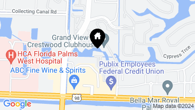 Map of 1500 S Crestwood Court 1505, Royal Palm Beach FL, 33411