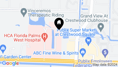 Map of 12959 Palms West Drive, Loxahatchee FL, 33470