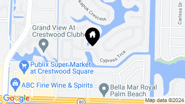Map of 122 Cypress Trace, Royal Palm Beach FL, 33411