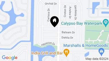 Map of 11763 Balsam Drive, Royal Palm Beach FL, 33411