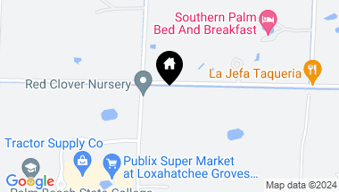 Map of 670 B Road, Loxahatchee Groves FL, 33470