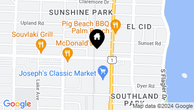 Map of 429 Belvedere Road, West Palm Beach FL, 33405