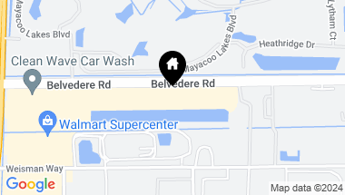 Map of 9100 Belvedere Road 101, Royal Palm Beach FL, 33411