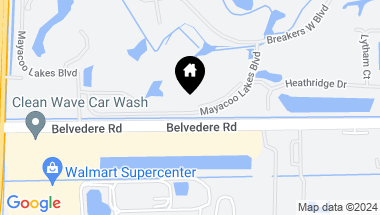 Map of 9741 Spray Drive, West Palm Beach FL, 33411