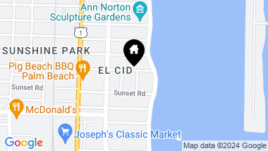 Map of 204 Valencia Road, West Palm Beach FL, 33401