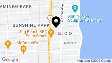 Map of 319 Valencia Road, West Palm Beach FL, 33401