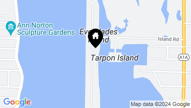 Map of 640 Island Dr, Palm Beach FL, 33480