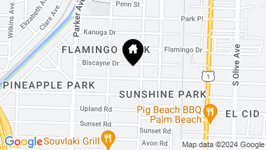 Map of 711 Claremore Drive, West Palm Beach FL, 33401