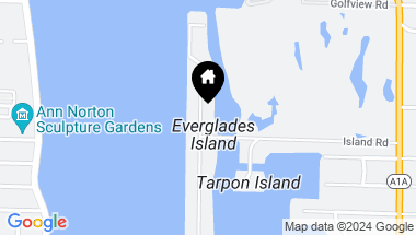 Map of 584 Island Drive, Palm Beach FL, 33480