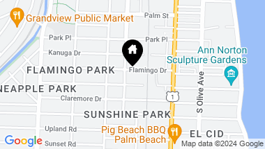 Map of 520 Flamingo Drive, West Palm Beach FL, 33401