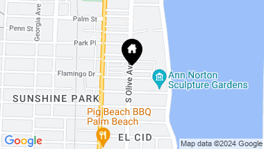 Map of 295 Flamingo Drive, West Palm Beach FL, 33401