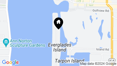 Map of 550 Island Drive, Palm Beach FL, 33480