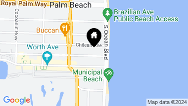 Map of 127 Peruvian Avenue 301, Palm Beach FL, 33480