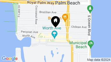 Map of 249 Peruvian Avenue 1811, Palm Beach FL, 33480