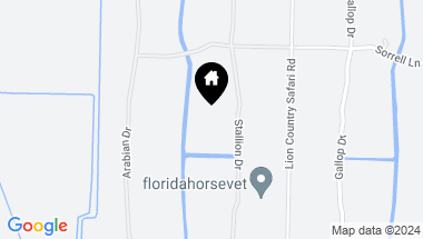 Map of 1587 Stallion Drive, Loxahatchee FL, 33470