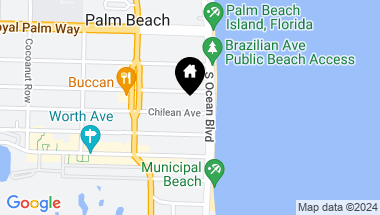 Map of 123 Chilean Avenue, Palm Beach FL, 33480