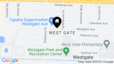 Map of 2818 Westgate Avenue, West Palm Beach FL, 33409