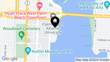 Map of 1100 S Flagler Drive, 804, West Palm Beach FL, 33401