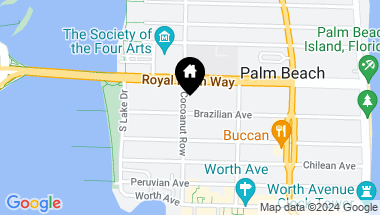Map of 315 Cocoanut Row, Palm Beach FL, 33480
