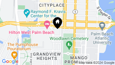 Map of 550 Okeechobee Blvd #UPH-04, West Palm Beach FL, 33401