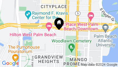 Map of 550 Okeechobee Boulevard 1804, West Palm Beach FL, 33401