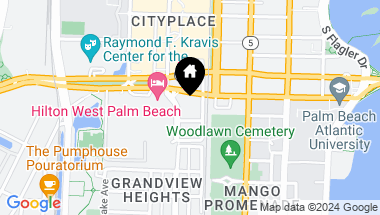 Map of 550 Okeechobee Boulevard #1409 1409, West Palm Beach FL, 33401