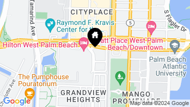 Map of 550 Okeechobee Blvd # 1709, West Palm Beach FL, 33401