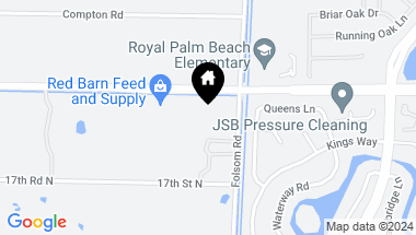 Map of 12900 Okeechobee Boulevard, Loxahatchee Groves FL, 33470