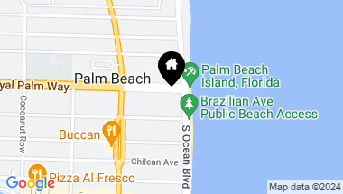 Map of 100 Royal Palm Way Ph-1, Palm Beach FL, 33480