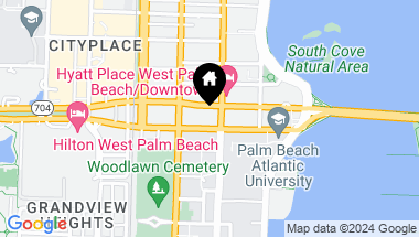 Map of 801 S Olive Avenue 611, West Palm Beach FL, 33401