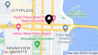 Map of 801 S Olive Avenue 107, West Palm Beach FL, 33401