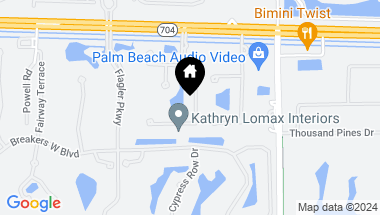 Map of 9190 Nugent Trail, West Palm Beach FL, 33411