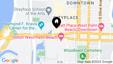 Map of 651 Okeechobee Boulevard 502, West Palm Beach FL, 33401
