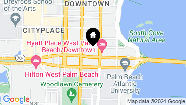 Map of 701 S Olive Avenue 1209, West Palm Beach FL, 33401