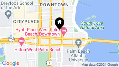 Map of 701 S Olive Avenue 515, West Palm Beach FL, 33401