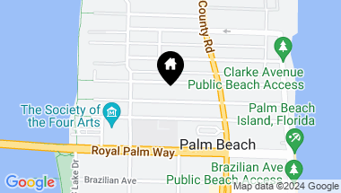 Map of 315 Seaspray Avenue, Palm Beach FL, 33480