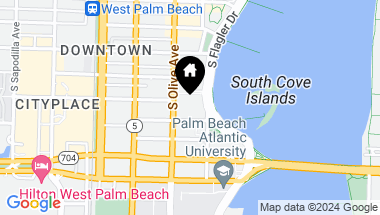 Map of 529 S Flagler Drive Gph3, West Palm Beach FL, 33401