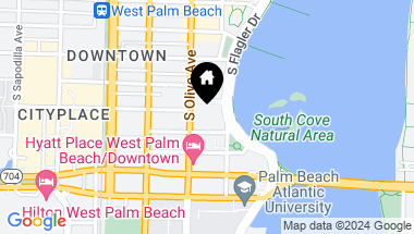 Map of 529 S Flagler Drive 6h, West Palm Beach FL, 33401